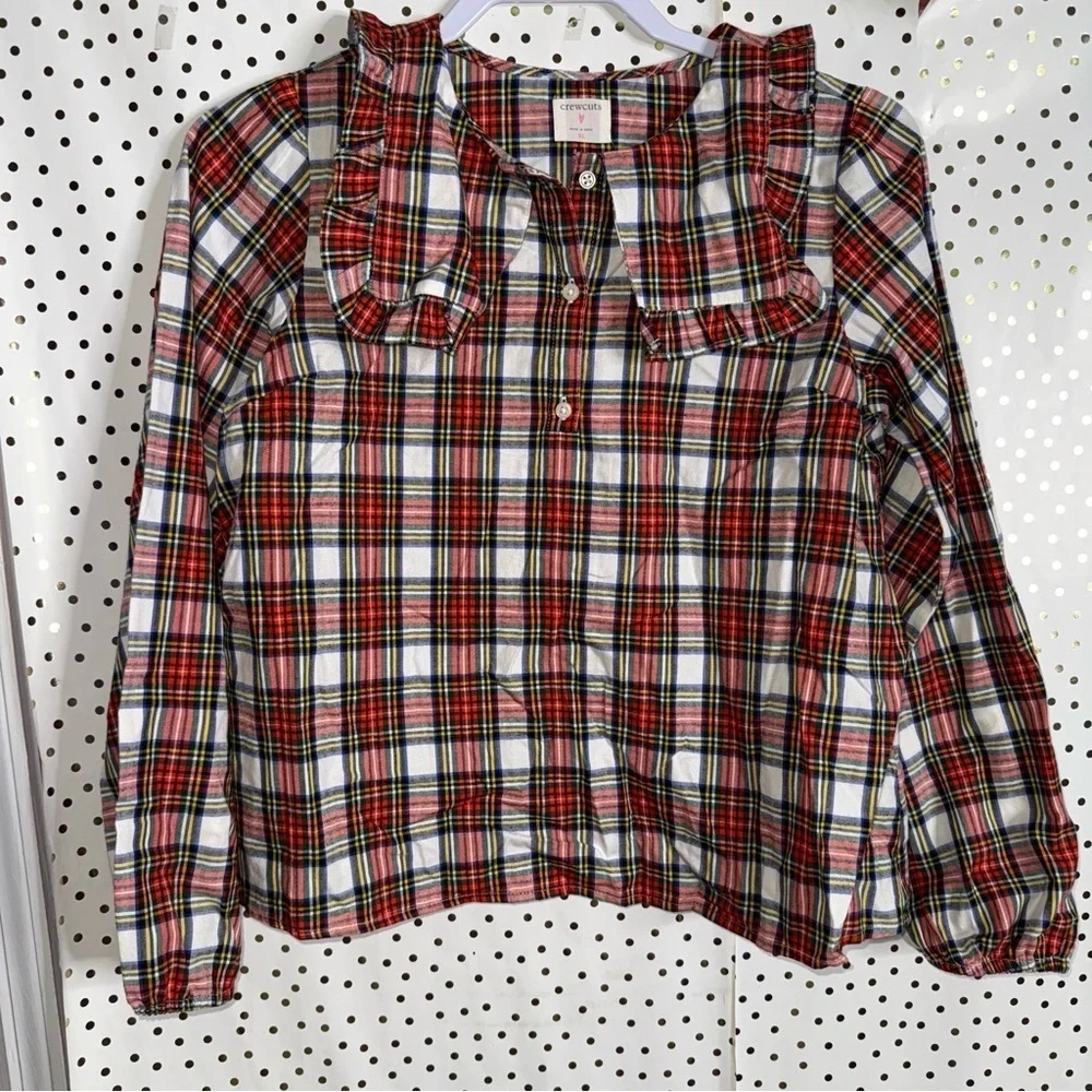 Crewcuts Red and Black Button Down Shirt